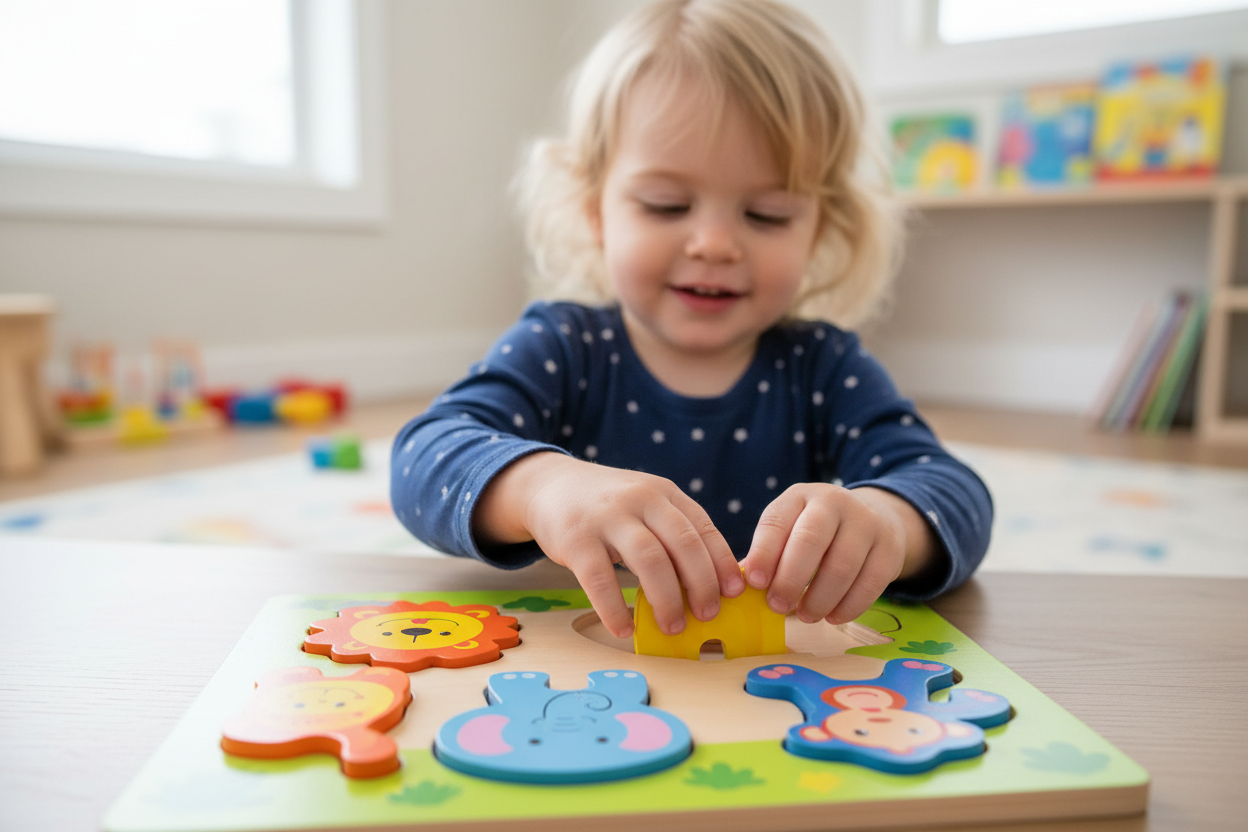 Puslespil til 3-årige: Sjov og læring hånd i hånd